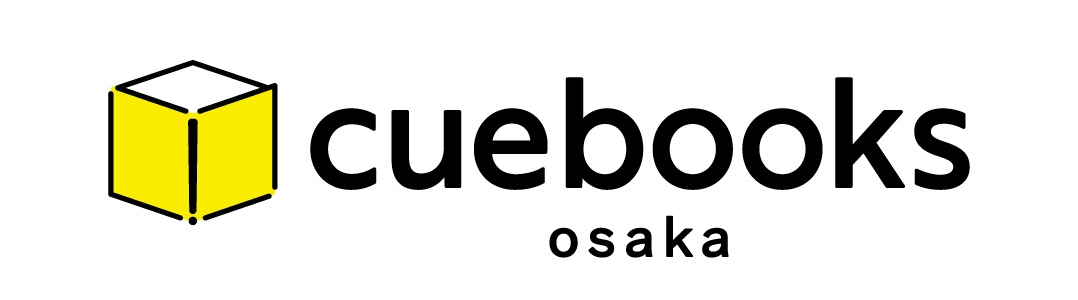 「cuebooks osaka」ロゴ